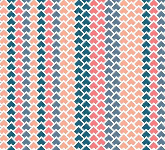 Geometric shapes mosaic vertical stripes vector seamless texture