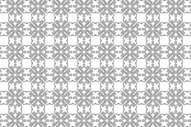 Vector geometric shapes pattern background