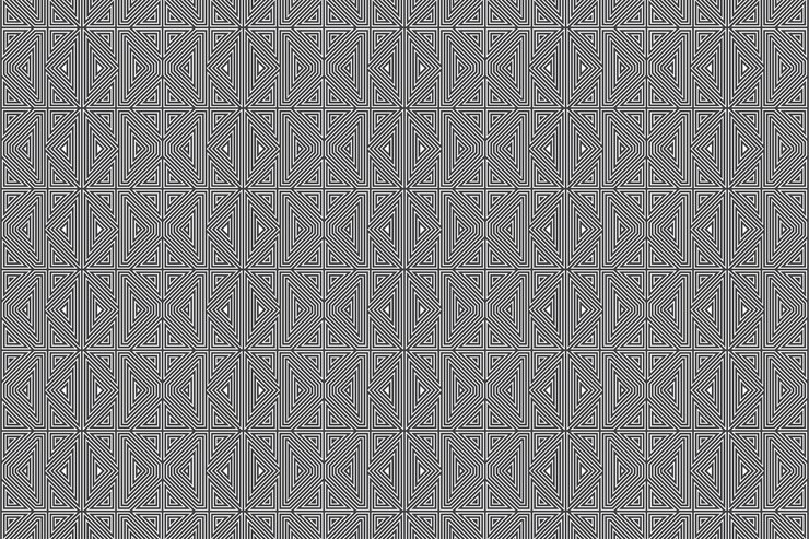 Vector geometric shapes seamless pattern