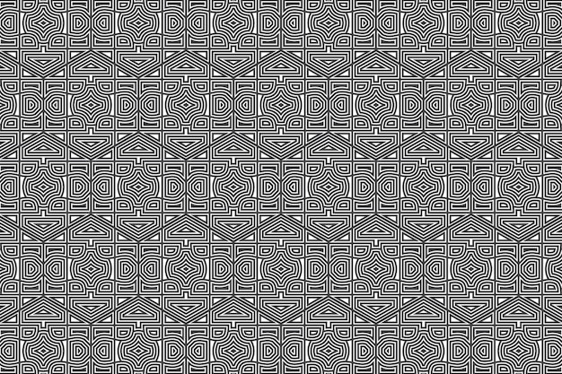 Geometric shapes seamless pattern