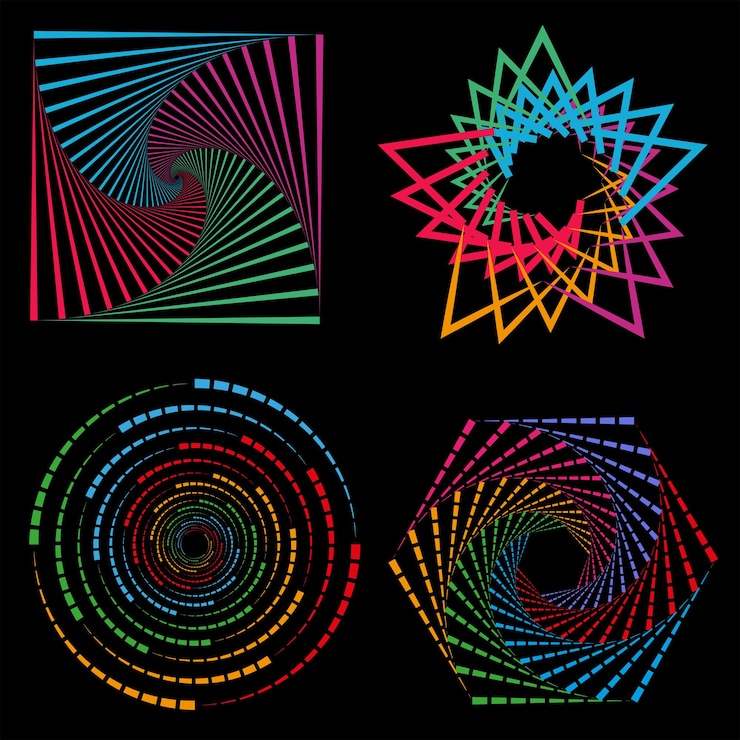 Vector geometric shapes