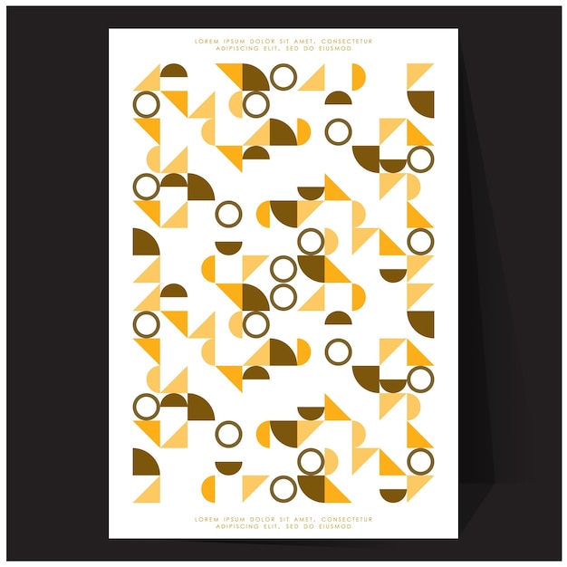 幾何学的なシルバーとゴールドの背景パターン