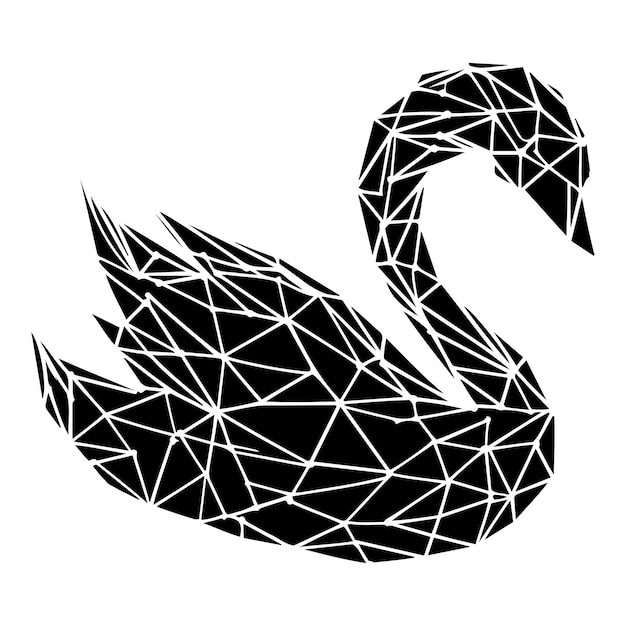 Vector geometric swan_f