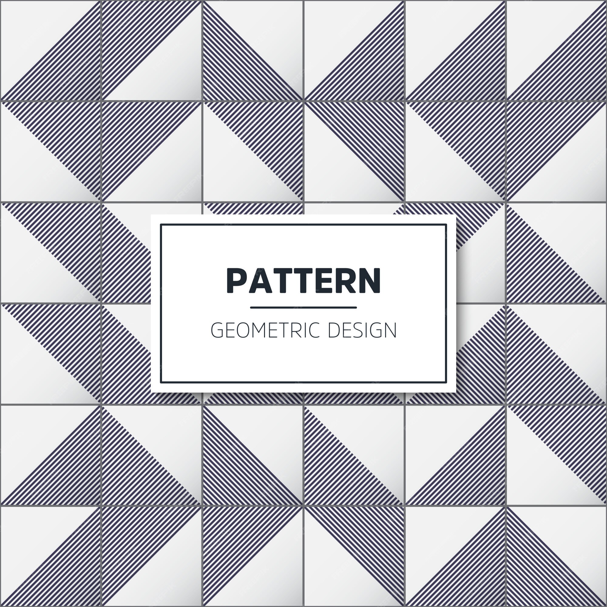 Premium Vector | Geometric tile pattern
