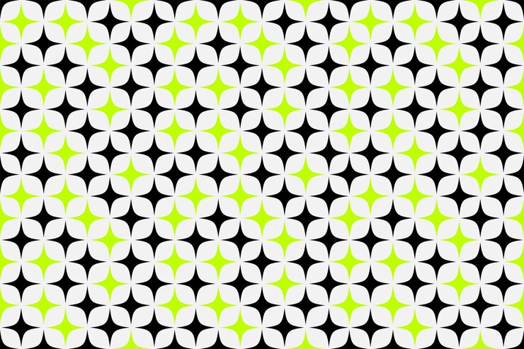 Vector geometric tiled shapes seamless repeat pattern