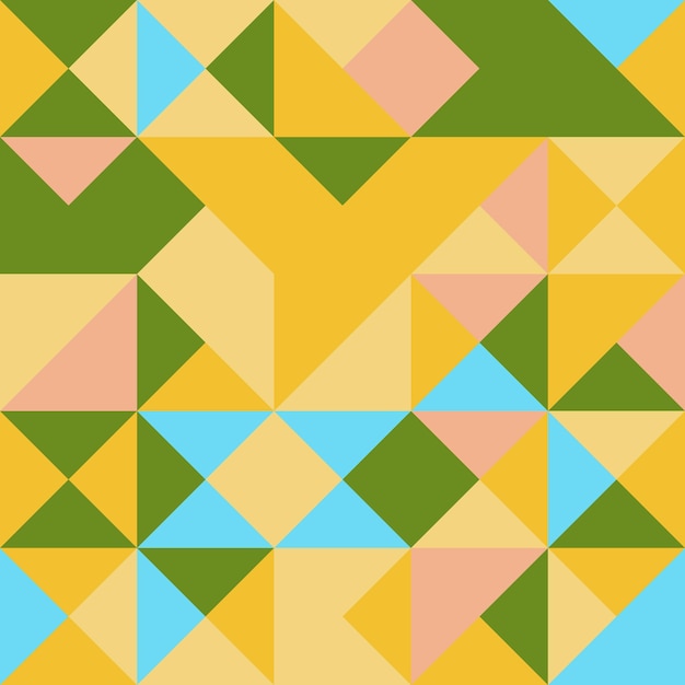 Geometric triangle seamless pattern