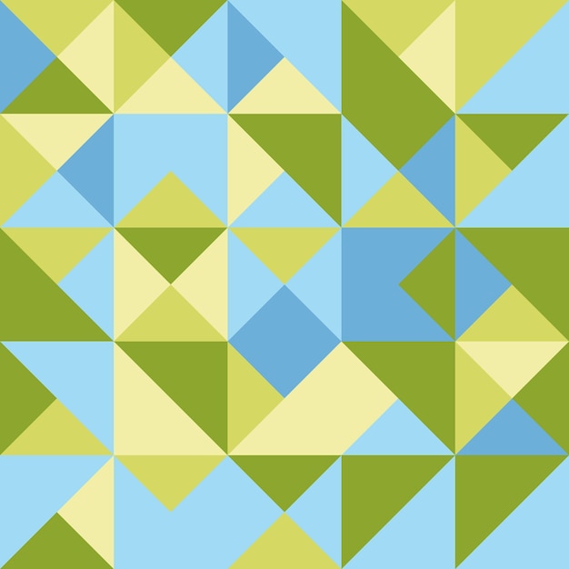 Geometric triangle seamless pattern