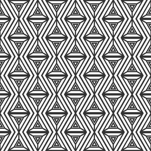 Geometric triangles seamless pattern background