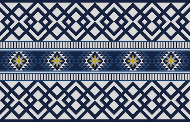 幾何学的な部族のシームレスなパターン背景カーペット壁紙布毛布バッグファブリック家具パッキング ベクトル イラスト スタイルのデザイン