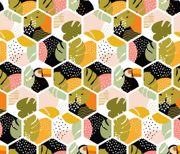 Vector geometric tropical pattern