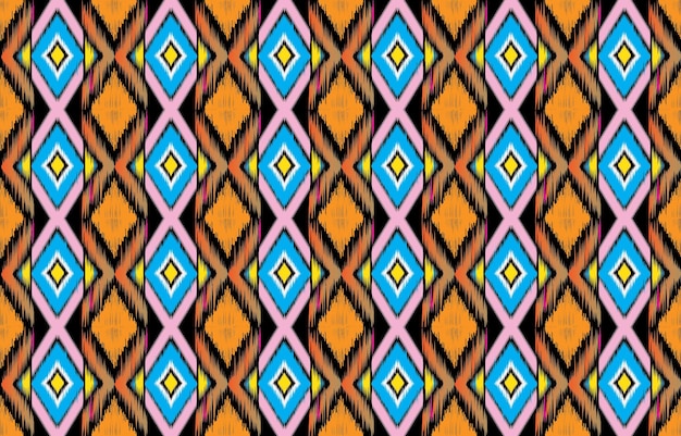 仙骨部族の民族要素と幾何学的なベクトルの背景。伝統的な三角形のジプシー