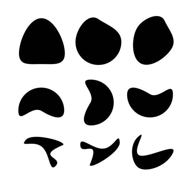 幾何学的ベクトルイラストレーション カラフルな形状