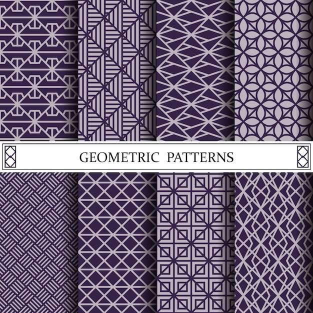 Vector geometric vector pattern