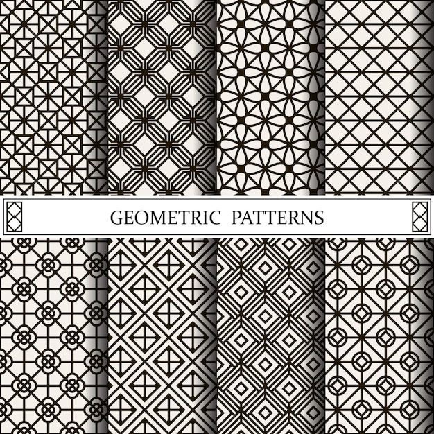 Vector geometric vector pattern