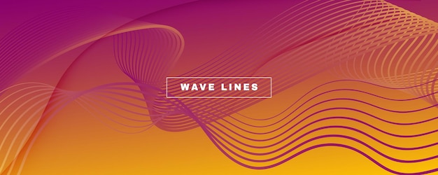 Geometric wallpaper with abstract waves web page design templat