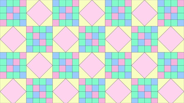 Geometric wallpaper with pastel colors