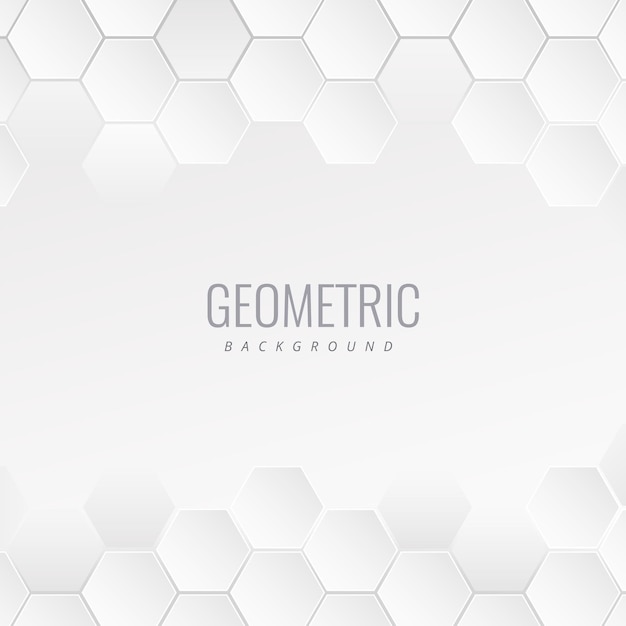 Geometric  white background