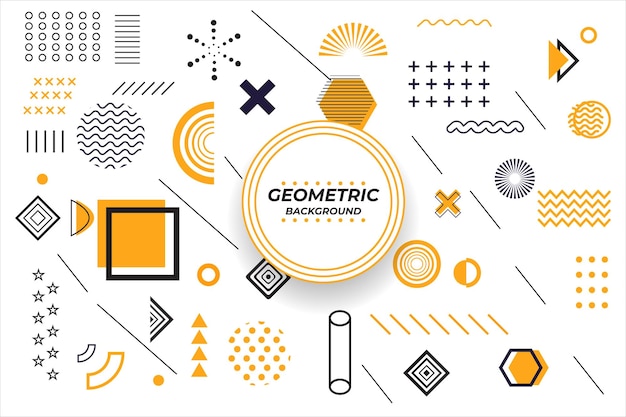 Geometrical design elements background designs