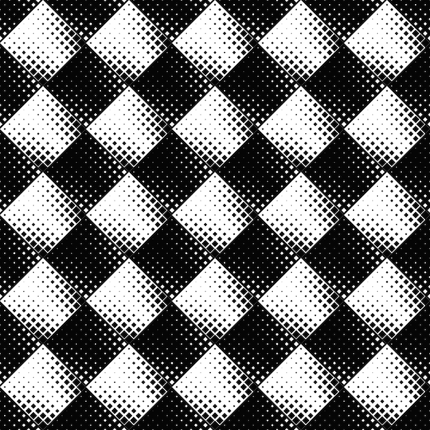 Geometrical monochrome diagonal square seamless pattern design