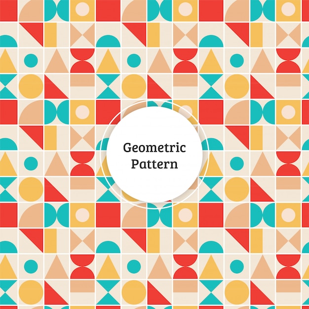 Vector geometrical pattern