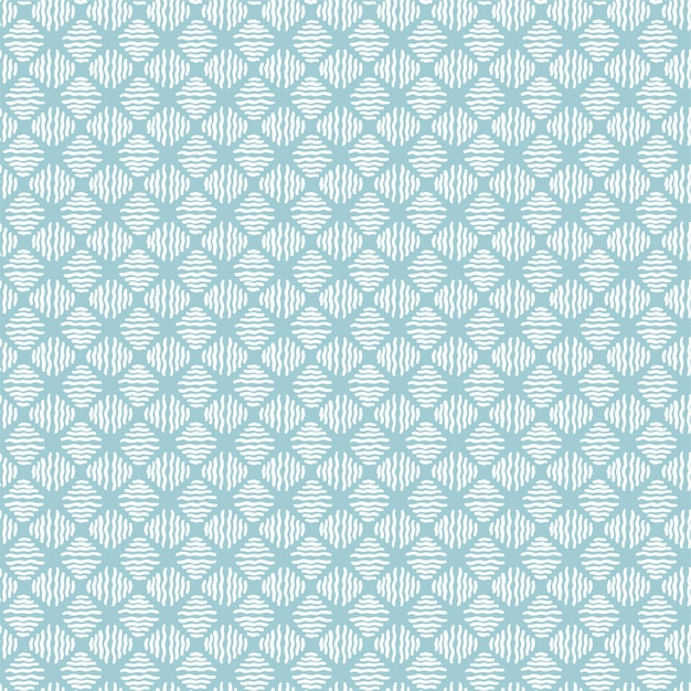 Geometrical repeat pattern design blue color and background