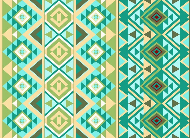 Vector geometrical repeat pattern design vector illustration print design