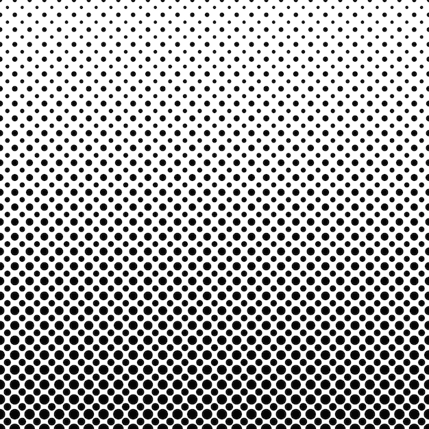 Geometrical repeating monochrome circle pattern background design