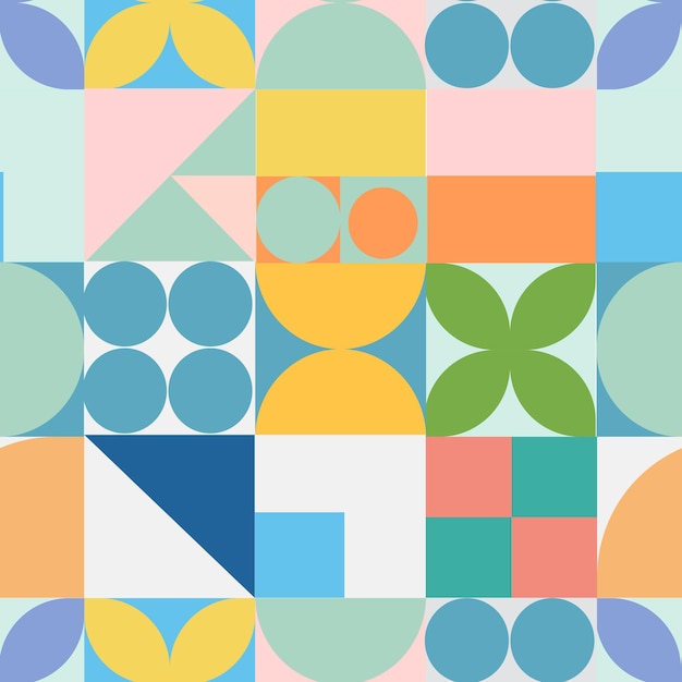 Geometrical seamless pattern