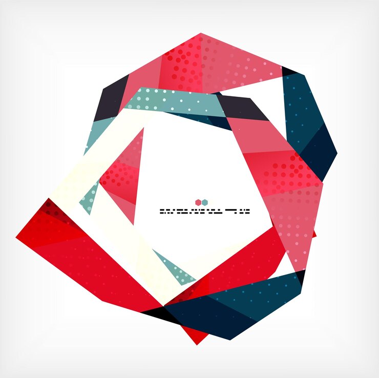 Vector geometrical unusual pattern