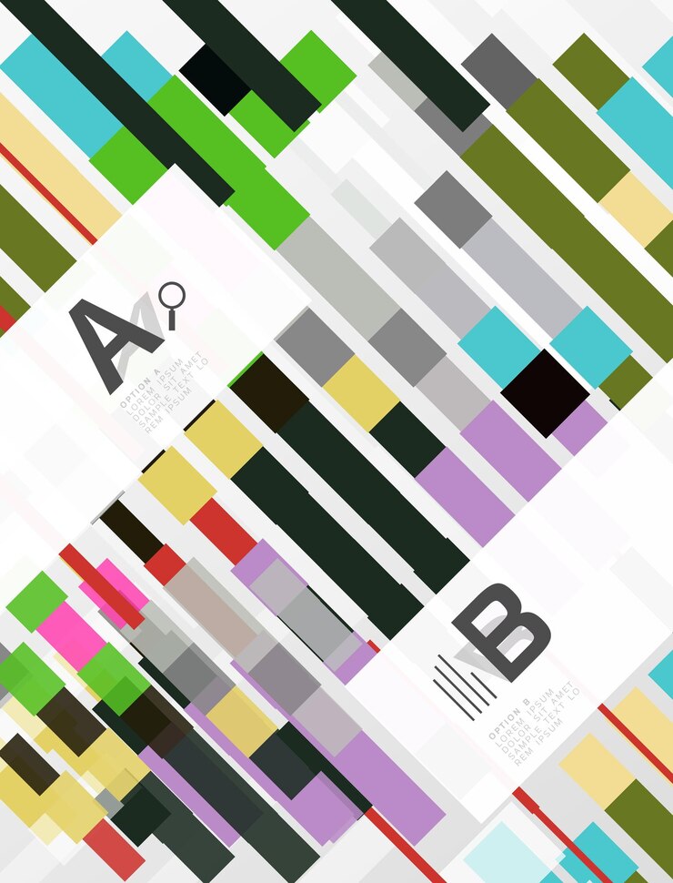 Vector geometrical vector abstract background with infographics
