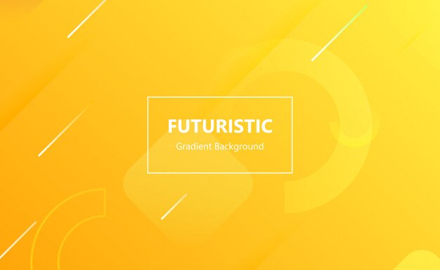 Vector geometrical yellow background
