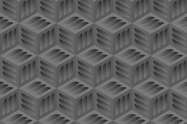 Geometrisch 3D-doospatroon