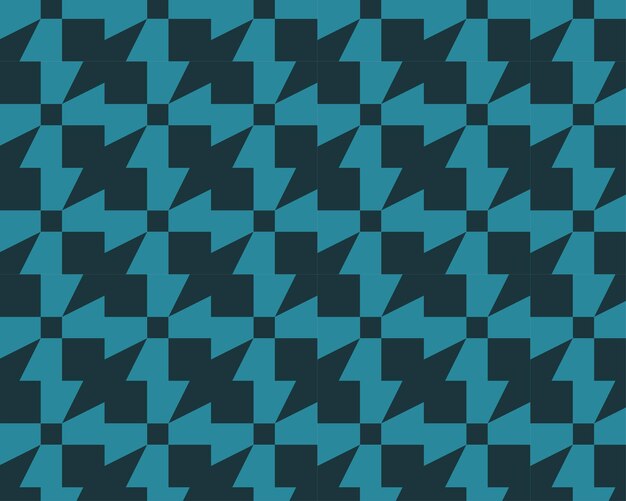 Geometrisch abstract naadloos patroon, met blauwe retro kleurencombinatie, background