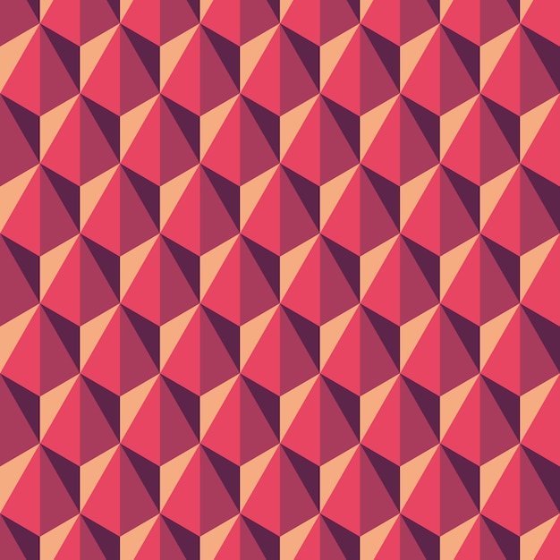 Geometrisch abstract patroon van zeshoeken. Naadloze achtergrond in veelhoekige stijl.