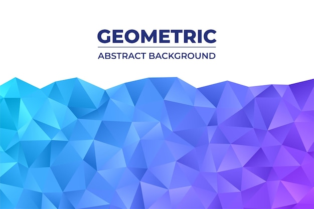 Geometrisch abstracte achtergrond met driehoek veelhoek