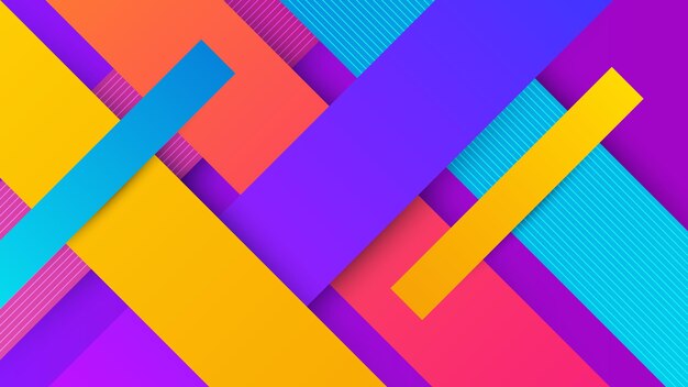 Geometrisch abstracte achtergrond met kleurrijke vorm abstracte ontwerpachtergrond