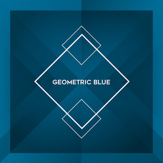 Geometrisch Blauw