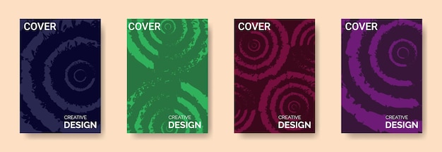 Geometrisch cover collectieontwerp