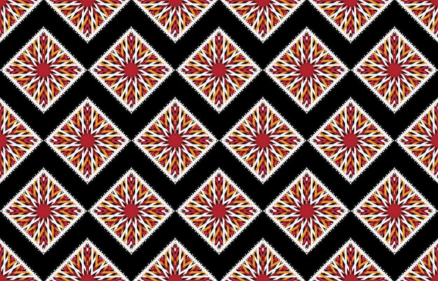 Geometrisch etnisch oosters naadloos patroon traditioneel ontwerp voor backgroundcarpetwallpaper