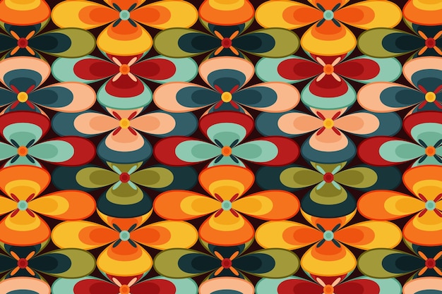 Geometrisch hip patroon
