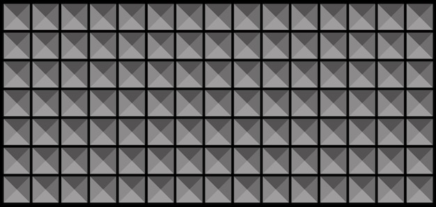 geometrisch in grijze kleurvector met donkere vierkante lijnen