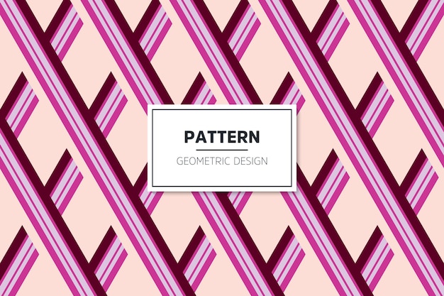 Geometrisch kleurrijk naadloos lineair patroon