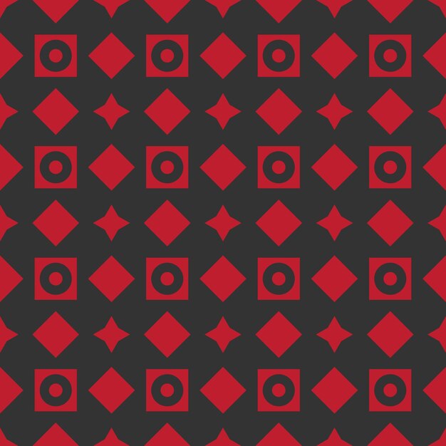 Geometrisch monochroom naadloos patroon