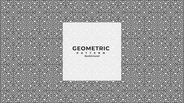 Geometrisch naadloos abstract lijnenpatroon