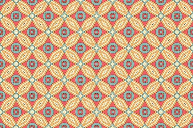 Geometrisch naadloos patroon, cirkelelement