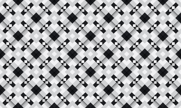 Geometrisch naadloos patroon eenvoudig ontwerp