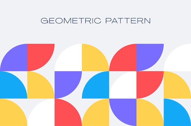 Geometrisch patroon kleurrijk