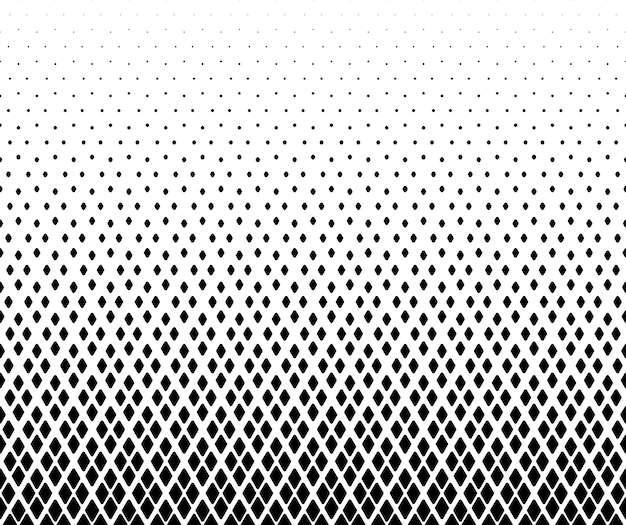 Vector geometrisch patroon van zwarte figuren op een witte achtergrondnaadloos in één richting