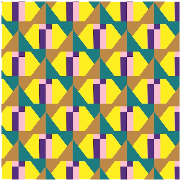 geometrisch rechthoekig kunstontwerp voor behang met textieldruk