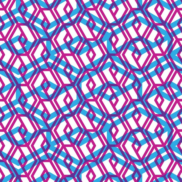 Geometrisch rommelig gelijnd naadloos patroon kleurrijke doolhof vector eindeloze achtergrond Decoratieve net splicing motief textuur Op art decoratieve achtergrond